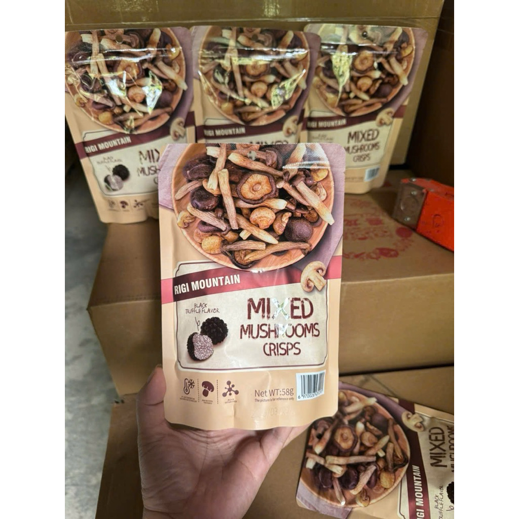 🌟 NẤM SẤY GIÒN MIXED MUSHROOMS CRISPS – ĂN VẶT HEALTHY SIÊU NGON 🌟  🔥 Snack nấm sấy giòn – Ăn là ghiền, không lo béo!