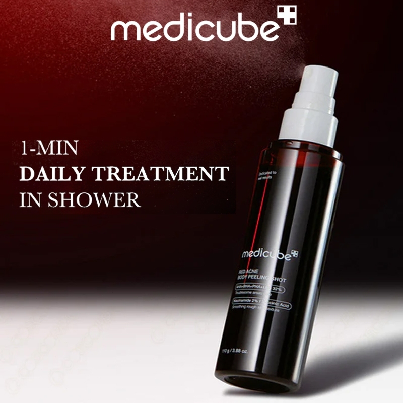 Medicube Red Acne Body Peeling Shot 110g / Medicube Red Clear Cica Body Mist 200ml
