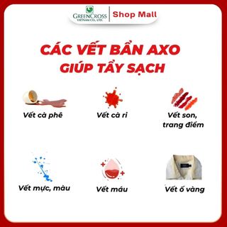 Combo 4 Chai Nước Tẩy Quần Áo Màu AXO 800ml – Giữ Màu Không Phai Tẩy Sạch Hiệu Quả