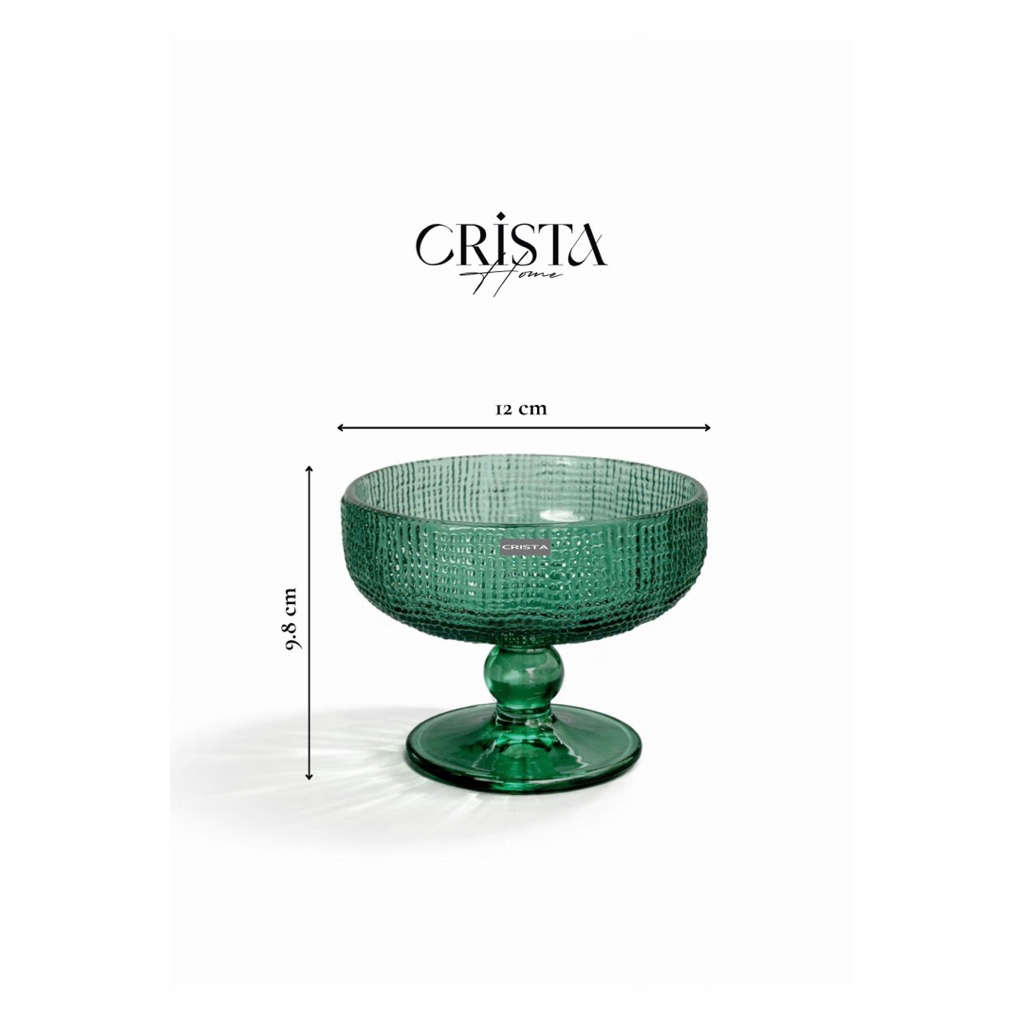 Bộ 6 Ly Kem Pastel Crista Home Chính Hãng | Ly Thủy Tinh 300ml