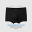 Combo 2 Quần Lót Nam Yody quần boxer dệt liền TRA MCUN26A002