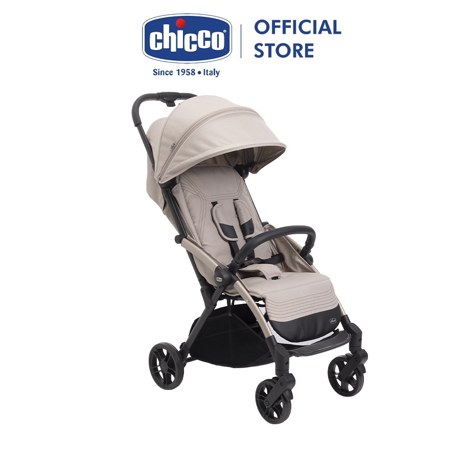 Xe đẩy gấp gọn tự động Chicco Goody Xplus - Màu Xanh ghi/Xám ngọc trai/Màu xanh ánh rêu