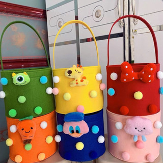Túi Xách Mini Nữ Cute Đính Charm Hoạt Hình – Túi Cầm Tay Thời Trang Hàn Quốc, Nhiều Màu Siêu Xinh