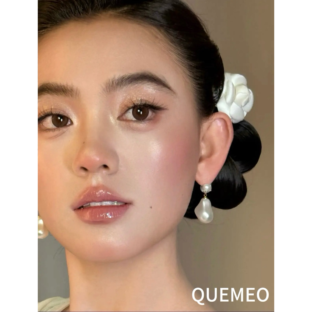 [SỈ] Bông Tai Ngọc Trai Dáng Mix Lơi Phong Cách Baroque Thanh Lịch Cô Dâu