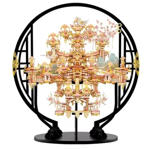 Mô Hình Kim Loại Lắp Ráp 3D Piececool Peachbiossom Eifand (818 mảnh) P278-GP - MP1209