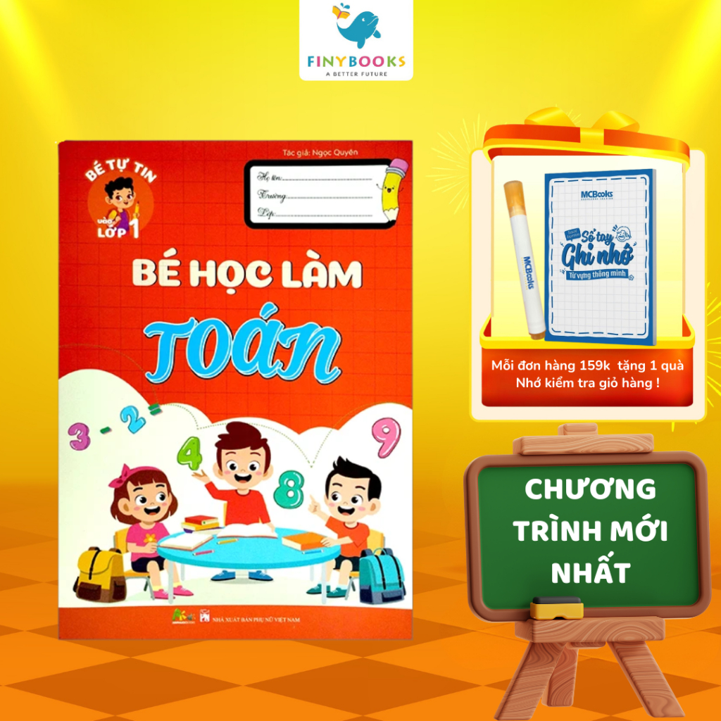 Sách - Bé Tự Tin Vào Lớp 1, Bé Học Làm Toán - An Phước