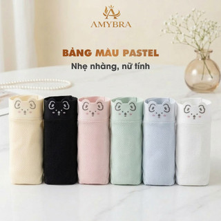 [ BST Hè 2026 ] Quần Lót Nữ AMYBRA Dáng Đùi Ôm Mông, Quần Boxer Nữ Su Mịn Thông Hơi Thoáng Khí L718