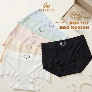 [ BST Hè 2026 ] Quần Lót Nữ AMYBRA Dáng Đùi Ôm Mông, Quần Boxer Nữ Su Mịn Thông Hơi Thoáng Khí L718