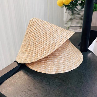 Nón Cói Cho Bé Vintage Hàn Quốc | Mũ Cói Rộng Vành Chống Nắng Đi Biển Có Dây Đeo Cho Bé