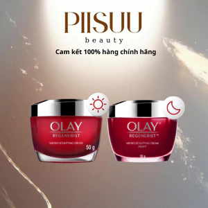 Kem Dưỡng Ngày & Đêm Căng Mướt, Sáng Khỏe & Ngừa Lão Hóa OLAY REGENERIST 50G X2