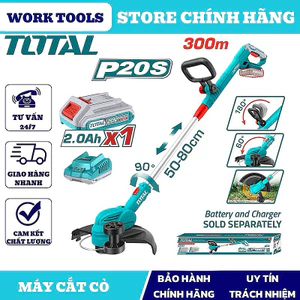 TOTAL Máy cắt cỏ dùng pin 20V TGTLI20328 - TGTLI203285