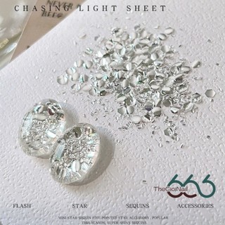 (LOẠI 1 ĐẸP) Nhũ Vảy Xà Cừ Aurora Đủ Size – Nhũ Trang Trí Nail Lấp Lánh Glass Nail Màu #01 #02 Thegioinail666