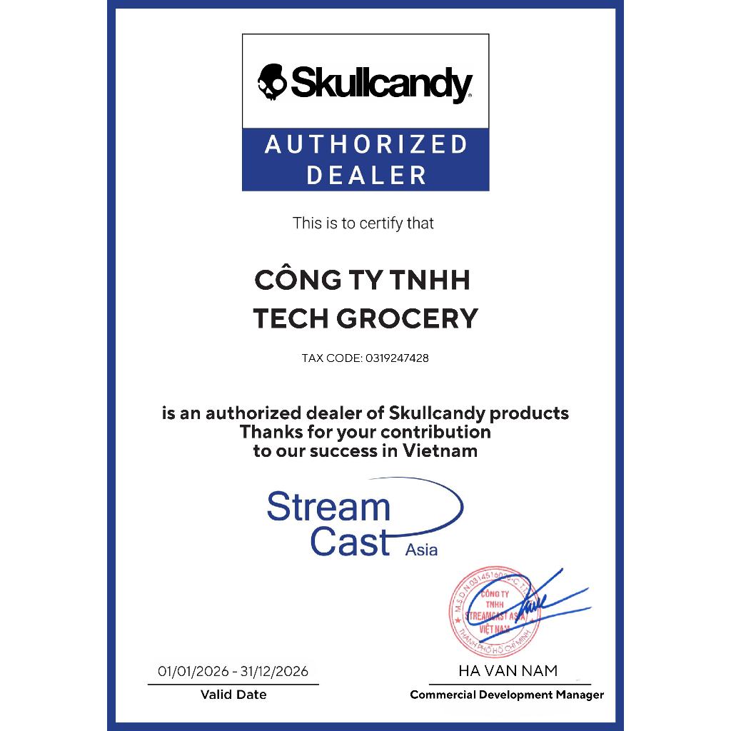Tai nghe Bluetooth Skullcandy Push 720 Open Ear - Pin trâu chống nước IPX4 - Bảo hành chính hãng | BigBuy360 - bigbuy360.vn