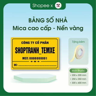 Biển số nhà, bảng phòng ban, bảng công ty in UV cao cấp rõ nét, bền màu