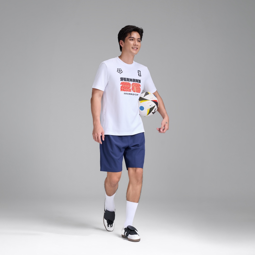 [TẶNG TẤT WC 2026]Áo thun Tshirt nam nữ Cotton Compact World Cup Germany Edition 26, Áo cổ vũ đội tuyển Đức thoáng khí