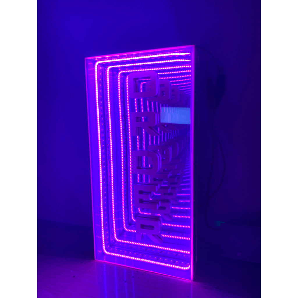 Phim dán kính làm Gương Led Vô Cực, Hộp Đèn Vô Cực, Gương Vô Tận Cao cấp