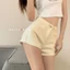 Quần Short Kaki Nữ Cạp Trễ Dáng Ngắn Chất Jean Kaki Co Giãn 4Chiều Nâng Mông Tôn Dáng Hack Chân QD02