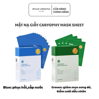 [Caryophy] Mặt nạ dưỡng ẩm giảm mụn mờ thâm Caryophy Portulaca Mask Sheet