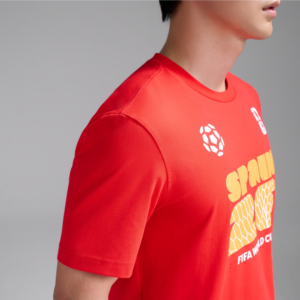 [TẶNG TẤT WC 2026]Áo thun Tshirt nam nữ Cotton Compact World Cup Spain Edition 26, Áo cổ vũ đội tuyển Tây Ban Nha