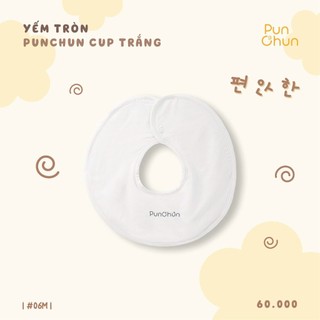 Punchun SS26.T3 Yếm tròn Punchun Cup cho bé