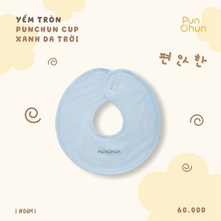 Punchun SS26.T3 Yếm tròn Punchun Cup cho bé