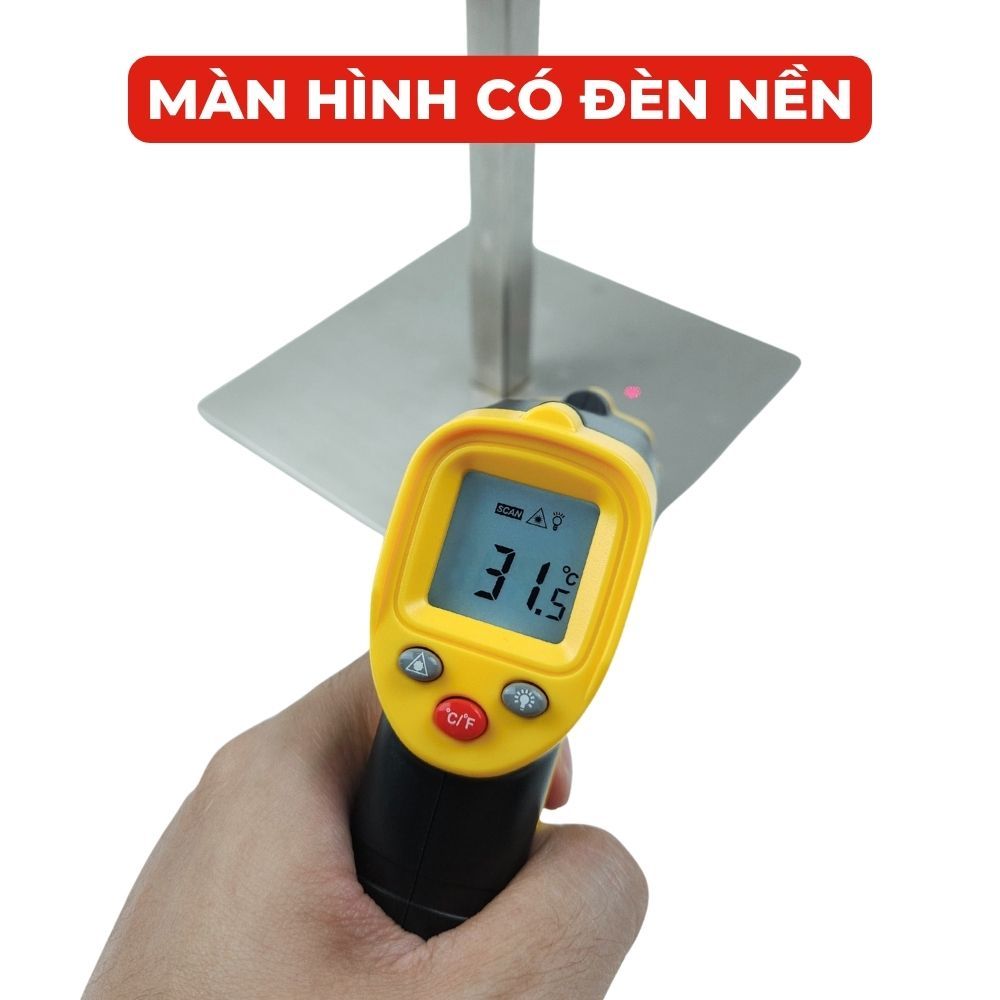 Máy Đo Nhiệt Độ Hồng Ngoại APECH AT-559 -50°C Đến 550°C Chế Độ HOLD Độ Chính Xác Cực Cao