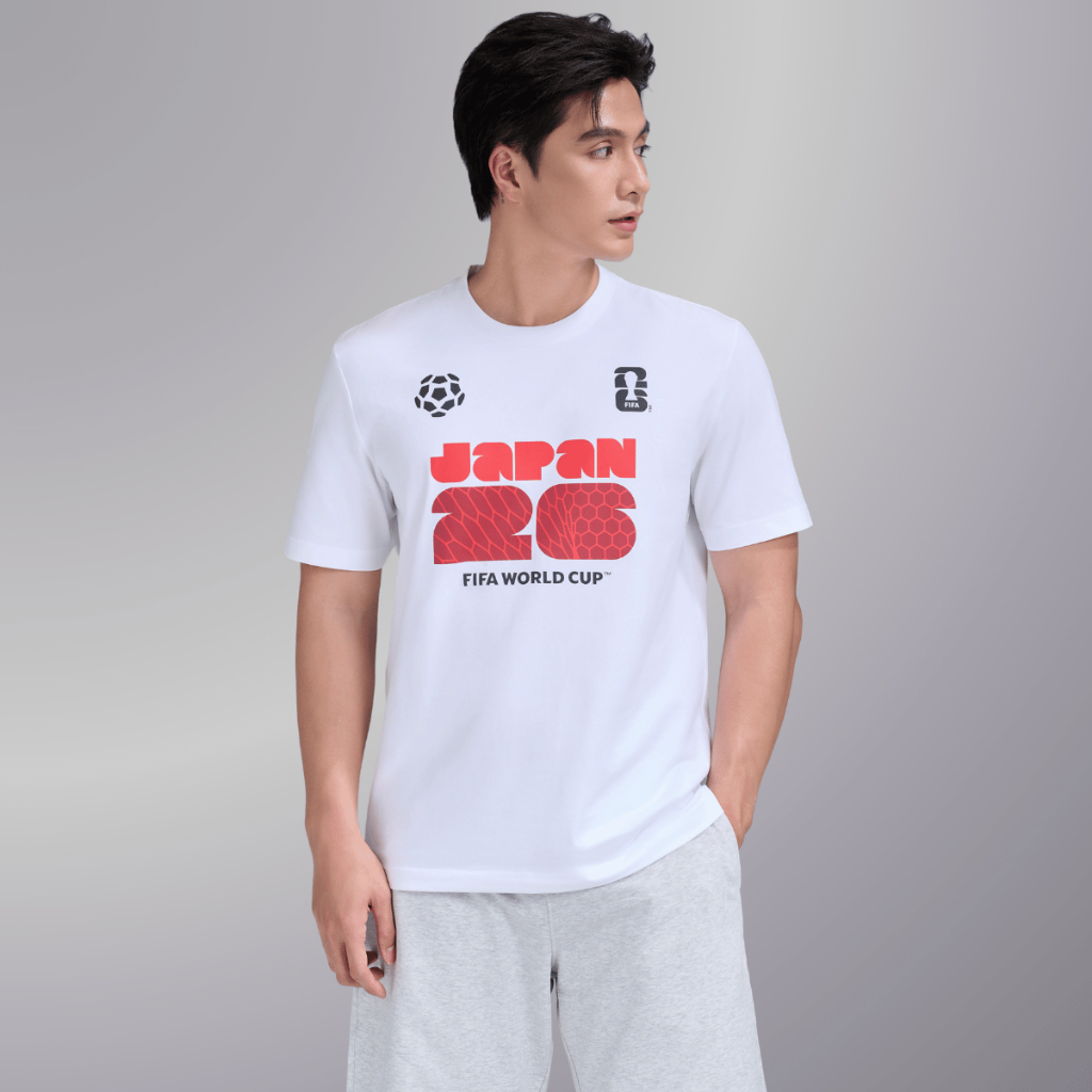 [TẶNG TẤT WC 2026]Áo thun Tshirt nam nữ Cotton Compact World Cup Japan Edition 26, Áo cổ vũ đội tuyển Nhật thoáng khí