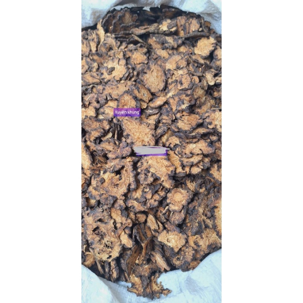 500GR Xuyên Khung Thái Lát, Khô, Thơm, Sạch Hỗ Trợ Lưu Thông Khí Huyết, Điều Kinh, Nấu Canh