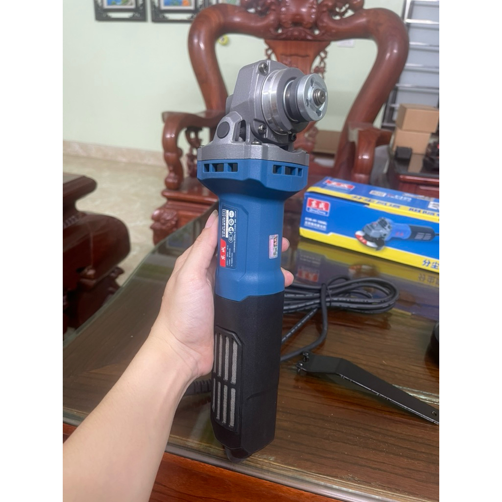 Máy mài góc Dongcheng S1M-FF-100BL động cơ không chổi than chính hãng