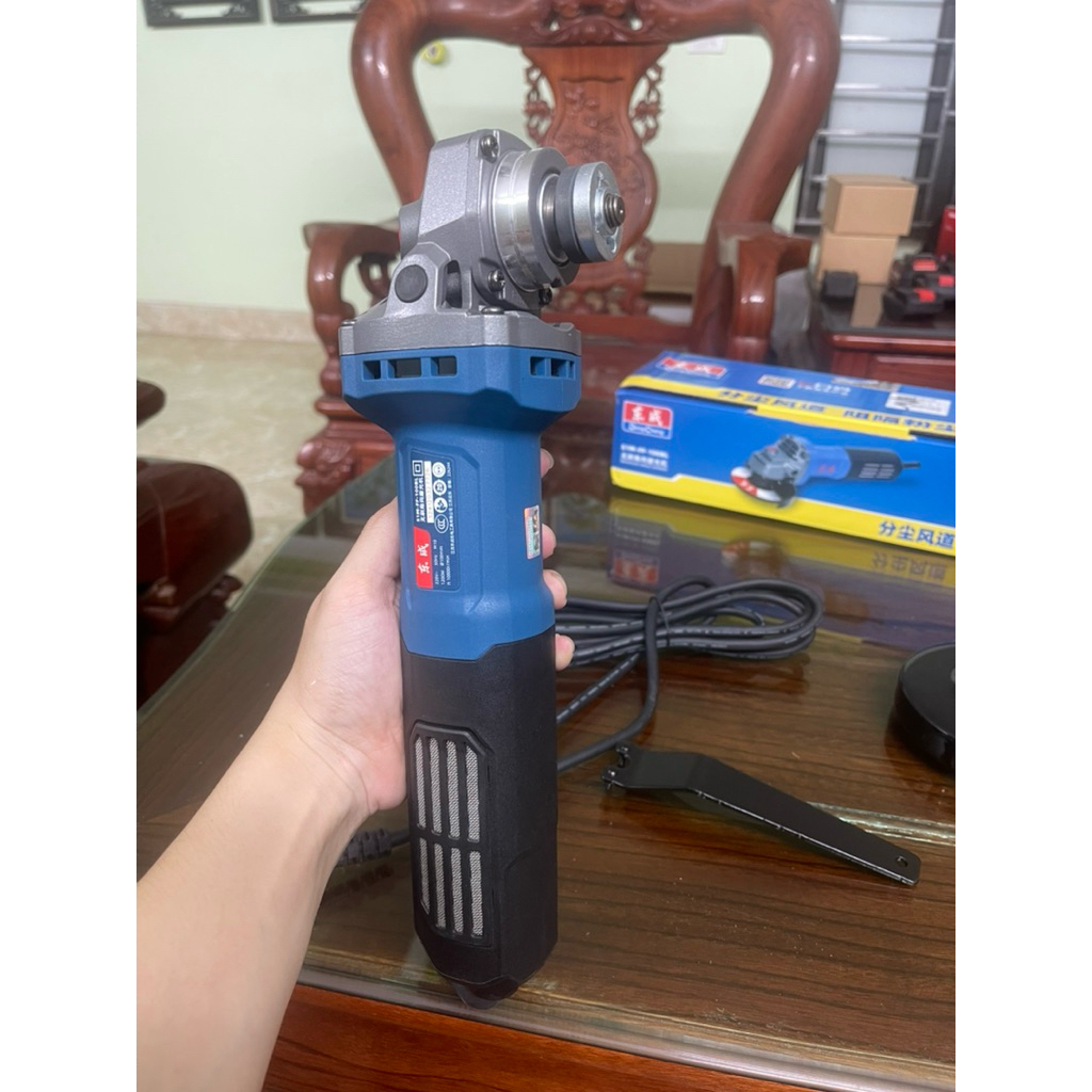 Máy mài góc Dongcheng S1M-FF-100BL động cơ không chổi than chính hãng