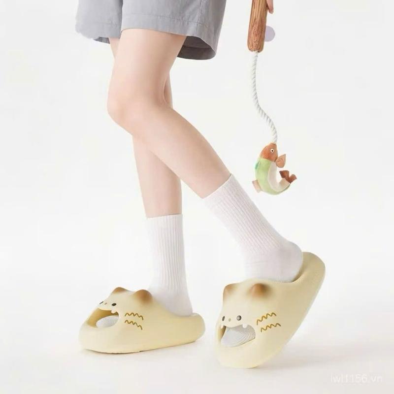 Dép Bánh Mì Mèo Dễ Thương,Chất Eva Siêu Nhẹ Êm chân