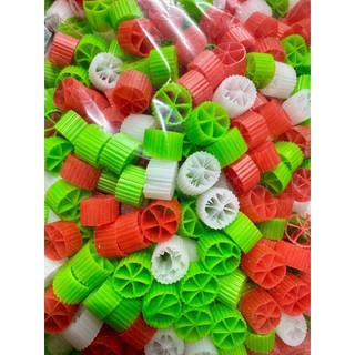 Hạt Kaldnes 6 Cánh Đủ Màu Vật Liệu Lọc Cho Bể Cá Cảnh