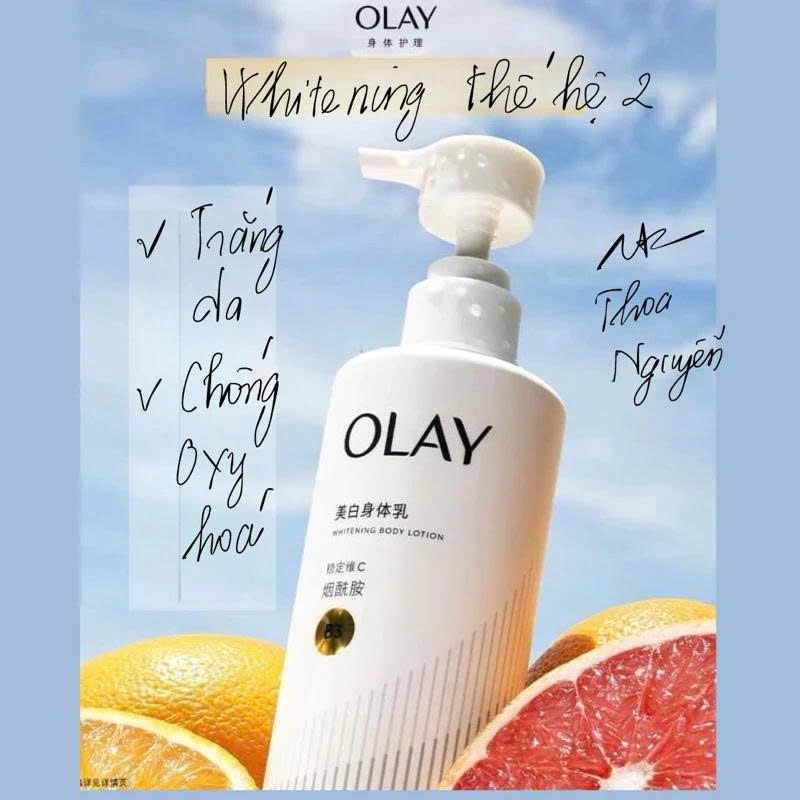Sữa dưỡng thể OLAY B3 Cải Tiến Whitening Body Lotion Vitamin C +Niacinamide