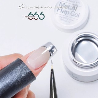 VINIMAY Metal Flap Gel Chính Hãng Siêu Đặc – Gel Tráng Gương Kéo Sợi, Dặm Nhũ Metal Lấp Lánh Chuẩn Salon Thegioinail666