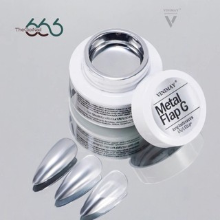 VINIMAY Metal Flap Gel Chính Hãng Siêu Đặc – Gel Tráng Gương Kéo Sợi, Dặm Nhũ Metal Lấp Lánh Chuẩn Salon Thegioinail666