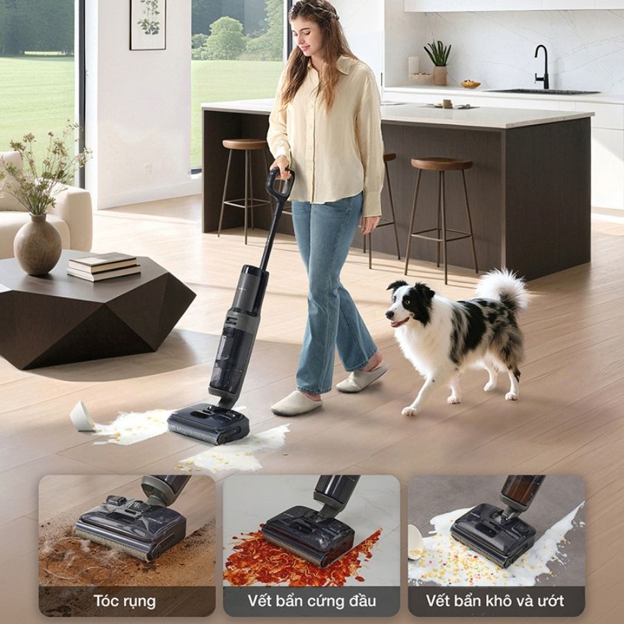 Máy hút bụi lau sàn khô ướt Tineco Floor One i6 Stretch Plus