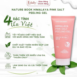 Tẩy Tế Bào Da Mặt Muối Hồng Himalaya Nature Book - Tẩy tế bào da Thuần chay 120ml/tuýp