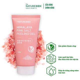 Tẩy Tế Bào Da Mặt Muối Hồng Himalaya Nature Book - Tẩy tế bào da Thuần chay 120ml/tuýp