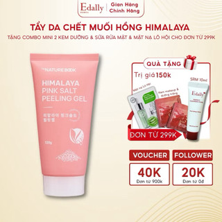 Tẩy Tế Bào Da Mặt Muối Hồng Himalaya Nature Book - Tẩy tế bào da Thuần chay 120ml/tuýp