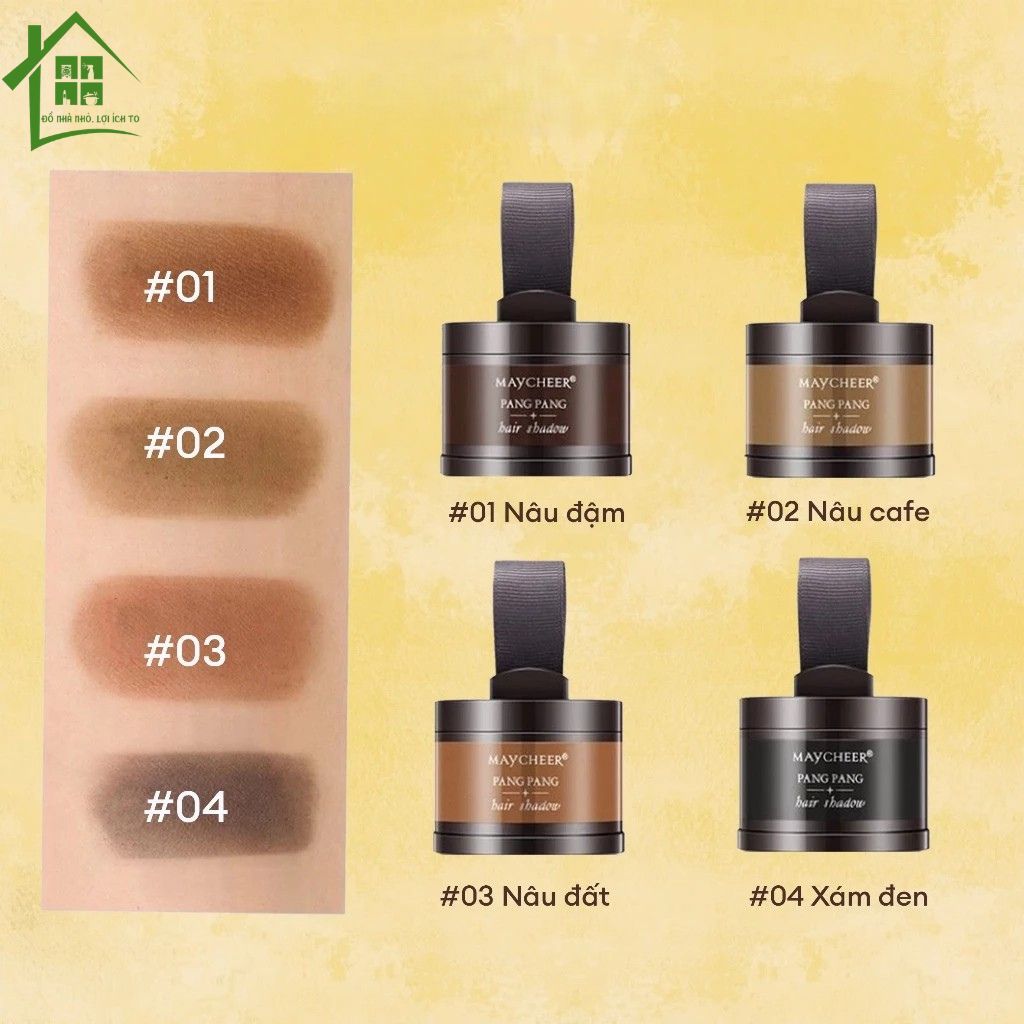 Phấn phủ hói tóc Maycheer phủ hoi phấn che khuyến điểm tóc, chấm chân tóc, chấm hói