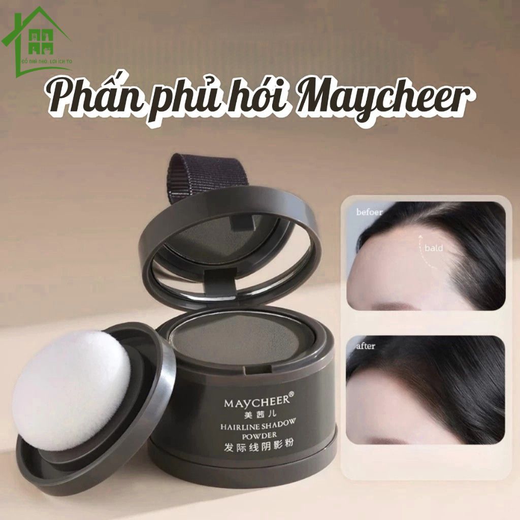 Phấn phủ hói tóc Maycheer phủ hoi phấn che khuyến điểm tóc, chấm chân tóc, chấm hói