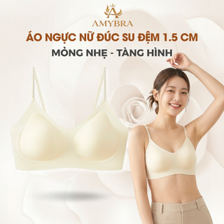Áo Ngực Nữ Không Gọng Đúc Su Co Giãn Tốt - Áo Lót Nữ Thấm Hút Thoáng Khí AMYBRA A01