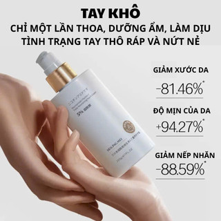 Kem dưỡng da tay hương nước hoa mềm mịn trắng sáng, dưỡng ẩm sâu Niacinamide 5% Vitamin E BEILINGMEI 200g