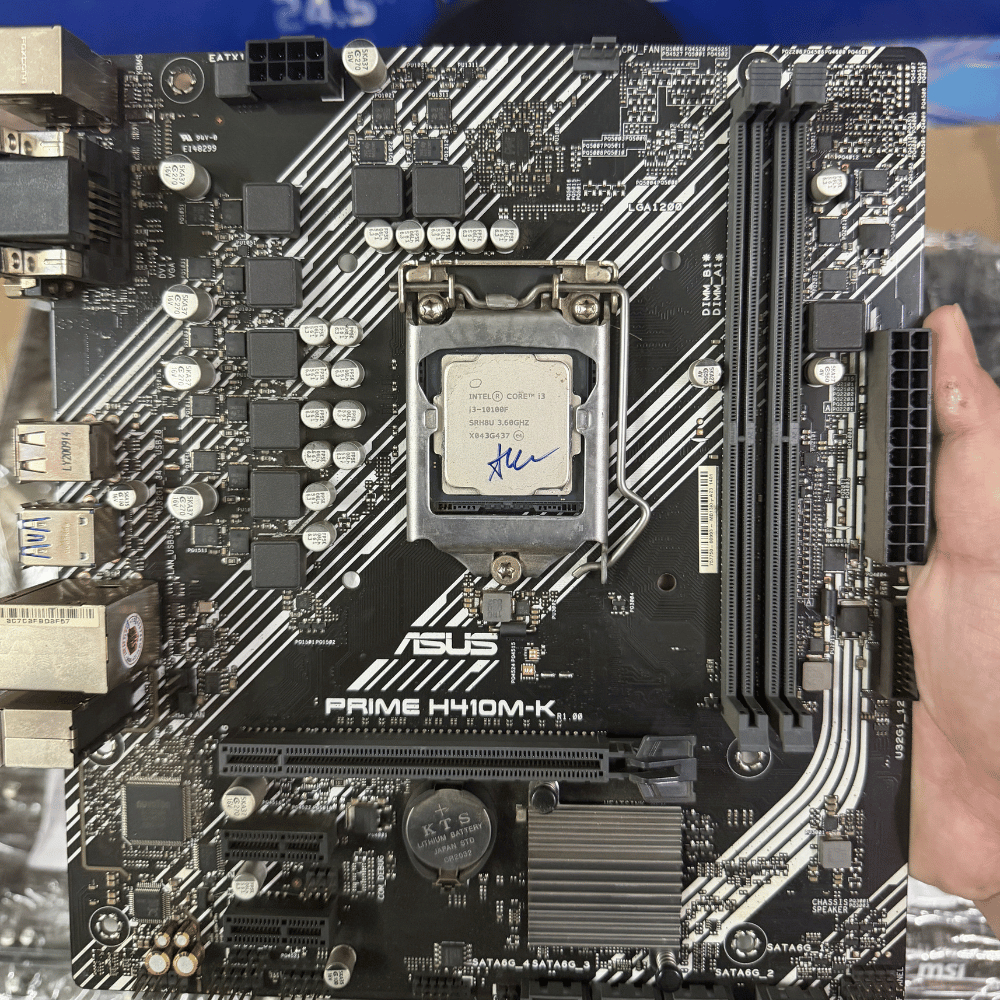 Combo H410 + CPU i3 10100F / 10105F Giá Tốt – Main Asus MSI