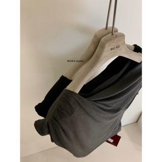 𝐏𝐡𝐢𝐞𝐧 𝐖𝐆𝐖𝐄 | (Sẵn) w8787 Set Thun Co Dãn Áo Trễ Vai Chân Váy Dáng Lửng