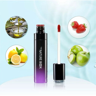 Son thuần chay Son Tint The Nature Book Soft Velvet Tint Hàn Quốc thỏi 7ml Nhập Khẩu Chính Hãng