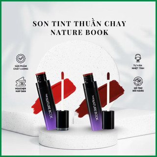 Son thuần chay Son Tint The Nature Book Soft Velvet Tint Hàn Quốc thỏi 7ml Nhập Khẩu Chính Hãng