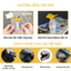 Mergelane Máy bay mini LED phát sáng, nhiều màu sắc, trang trí mũ bảo hiểm xe hơi.