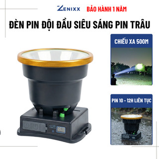 Bản mới 2026 - Đèn pin đội đầu siêu sáng, pin trâu 10 tiếng chiếu xa 500 mét chống nước - Bảo hành 1 năm