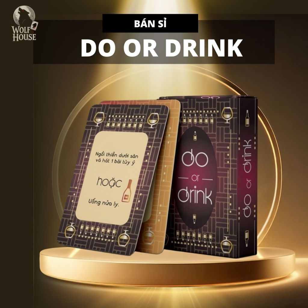[Sỉ] Bộ Bài Nhậu Do Or Drink Giấy Cứng Chơi Nhóm Bạn Tiệc Tùng MaSoi SG